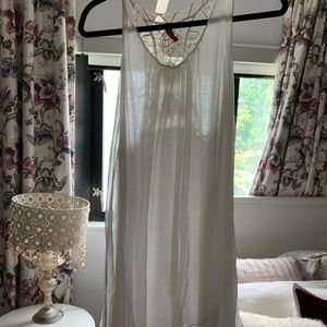 White Lace Beach Dress